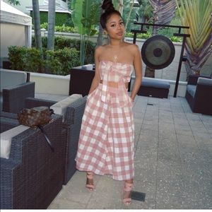 Two piece Gingham set